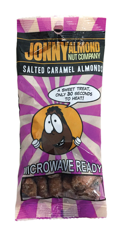 JONNY ALMOND NUT COMPANY: Salted Caramel Almonds, 2.5 oz - Vending Business Solutions