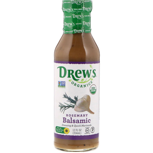 DREWS: Rosemary Balsamic Organic Dressing, 12 oz - Vending Business Solutions