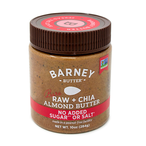 BARNEY BUTTER: Raw + Chia Almond Butter, 10 oz - Vending Business Solutions