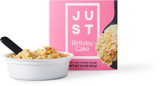 JUST COOKIE DOUGH: Birthday Cake Cookie Dough, 1.6 oz - Vending Business Solutions