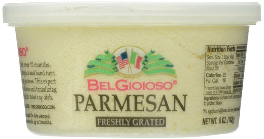 BELGIOIOSO: Grated Parmesan Cheese Cup, 5 oz - Vending Business Solutions