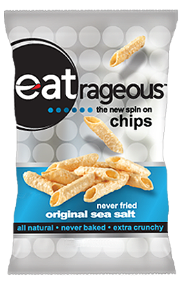 EATRAGEOUS: Sea Salt Chips Original, 3 oz - Vending Business Solutions