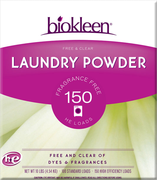 BIO KLEEN: Free & Clear Laundry Powder, 10 lb - Vending Business Solutions