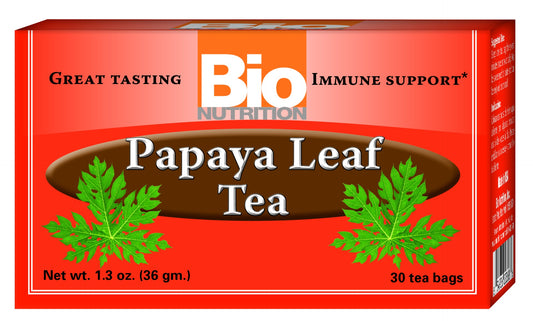 BIO NUTRITION: Papaya Leaf Tea, 30 bg - Vending Business Solutions