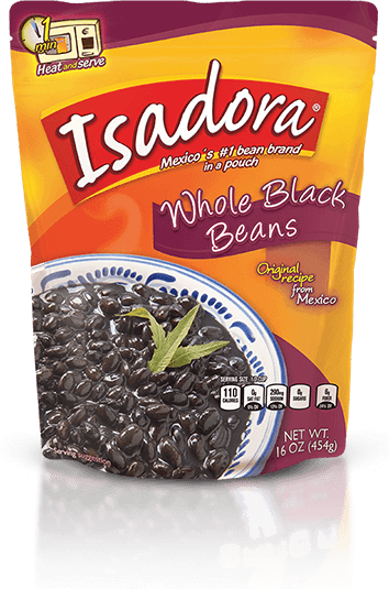 ISADORA: Whole Black Beans, 16 oz - Vending Business Solutions
