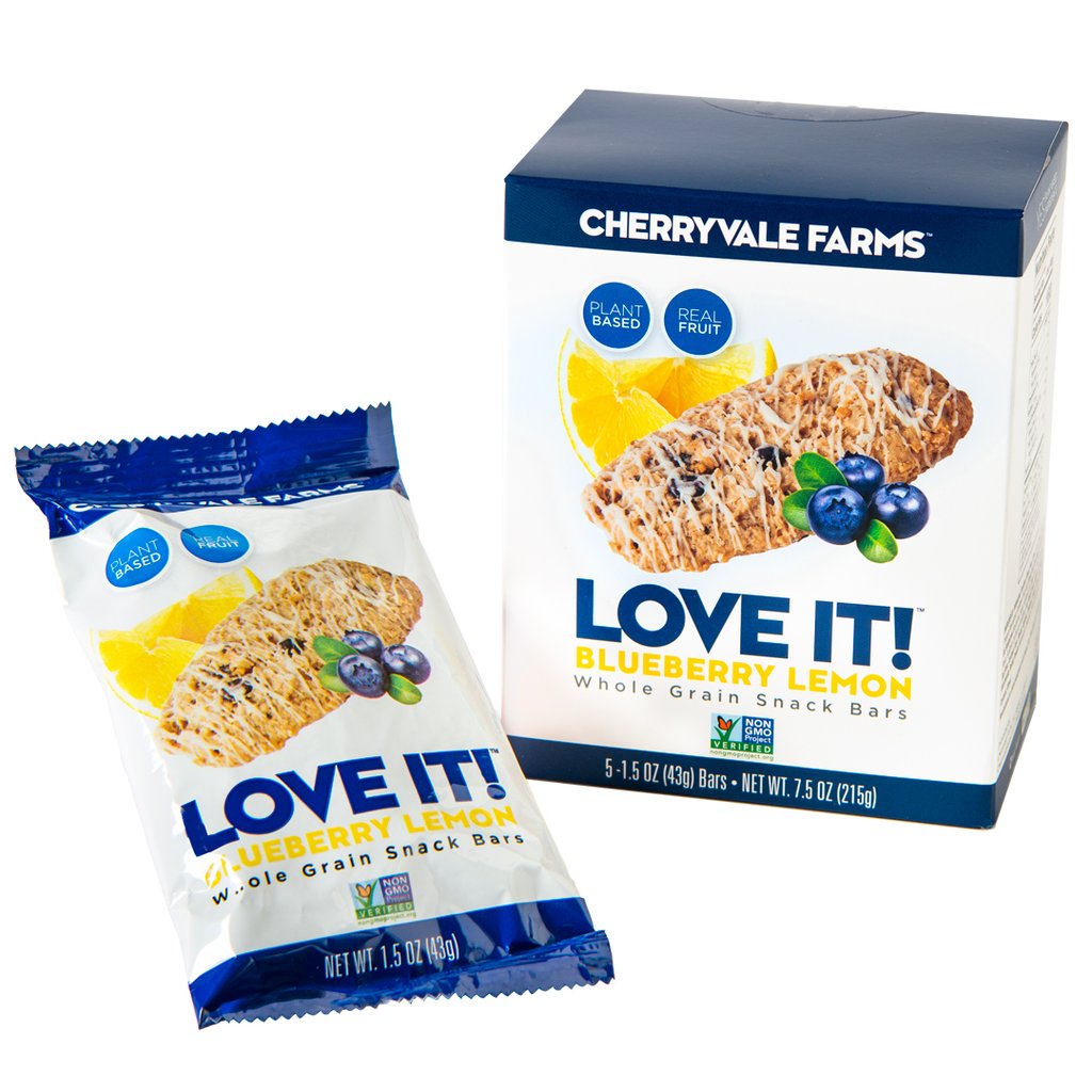 CHERRYVALE FARMS: Blueberry Lemon Bar, 7.5 oz - Vending Business Solutions
