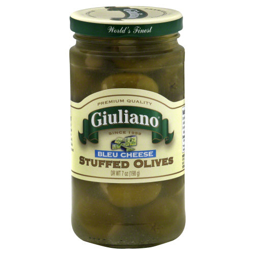 GIULIANO: Blue Cheese Stuffed Olives, 7 oz - Vending Business Solutions