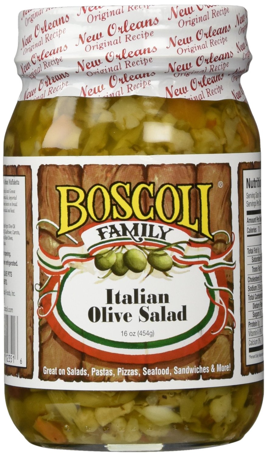 BOSCOLI: Italian Olive Salad, 16 oz - Vending Business Solutions