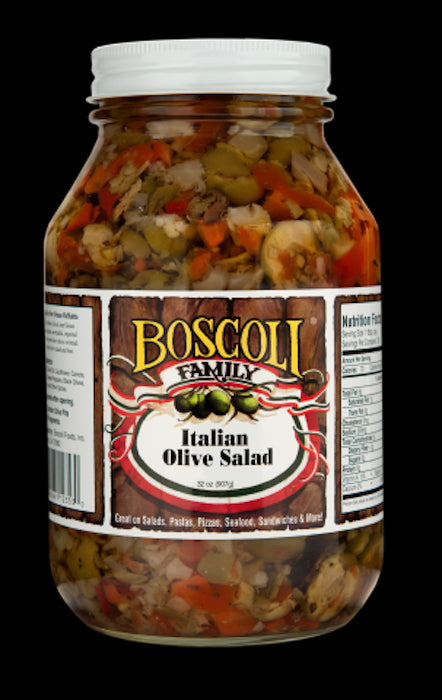 BOSCOLI: Italian Olive Salad, 32 oz - Vending Business Solutions