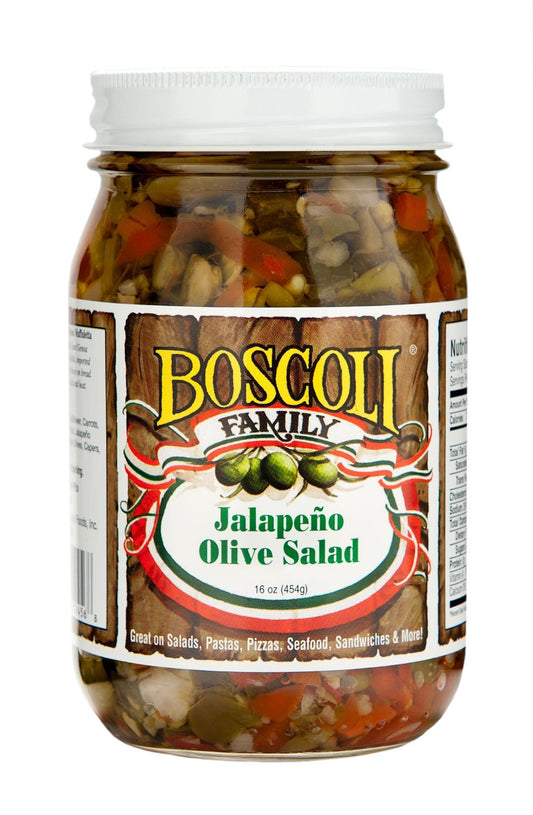 BOSCOLI: Olive Salad Jalapeno, 16 oz - Vending Business Solutions