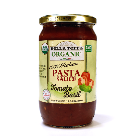 BELLA TERRA: Pasta Sauce Tomato Basil, 24 oz - Vending Business Solutions