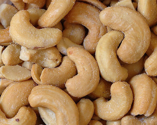 BULK NUTS: Cashew Pieces Large Roasted & Salted, 25 lb - Vending Business Solutions