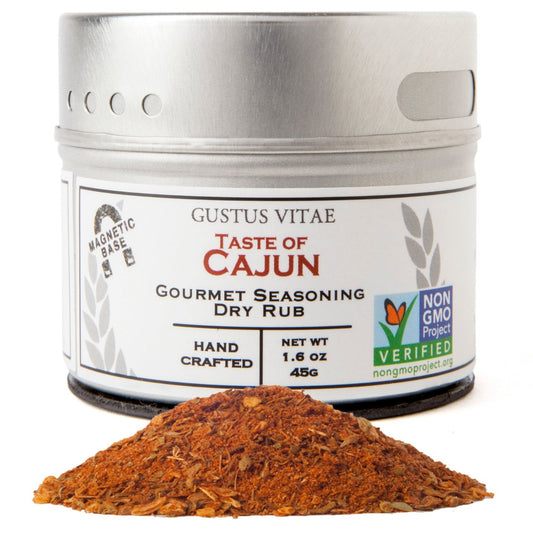 GUSTUS VITAE: Spice Rub Taste of Cajun, 1.6 oz - Vending Business Solutions