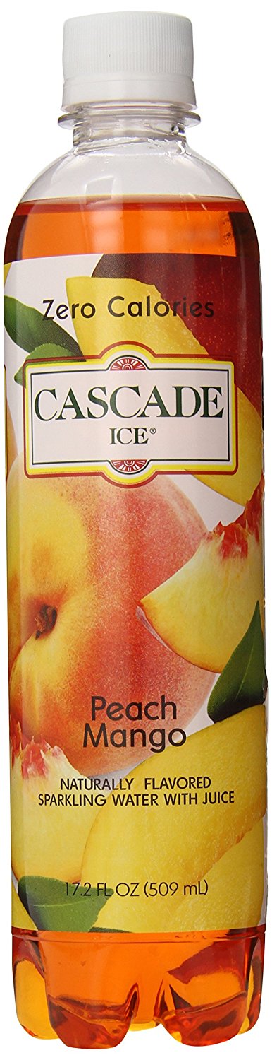 CASCADE ICE: Sparkling Water Peach Mango, 17.2 oz - Vending Business Solutions
