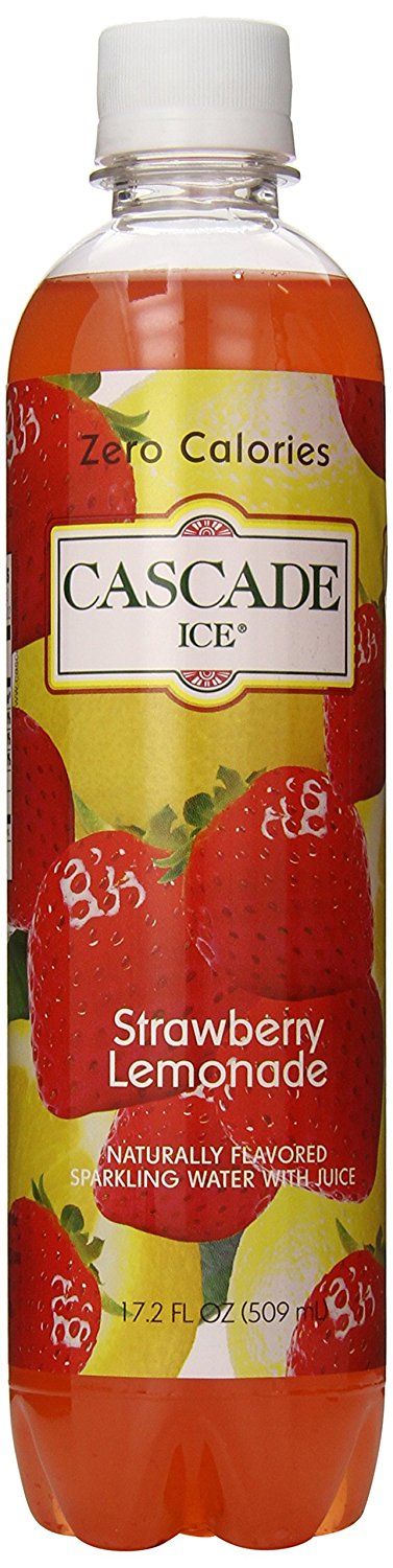 CASCADE ICE: Sparkling Water Strawberry Lemonade, 17.2 oz - Vending Business Solutions