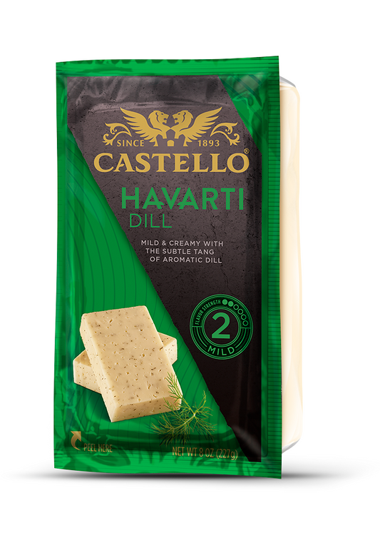 CASTELLO: Havarti Dill Cream Cheese, 8 oz - Vending Business Solutions
