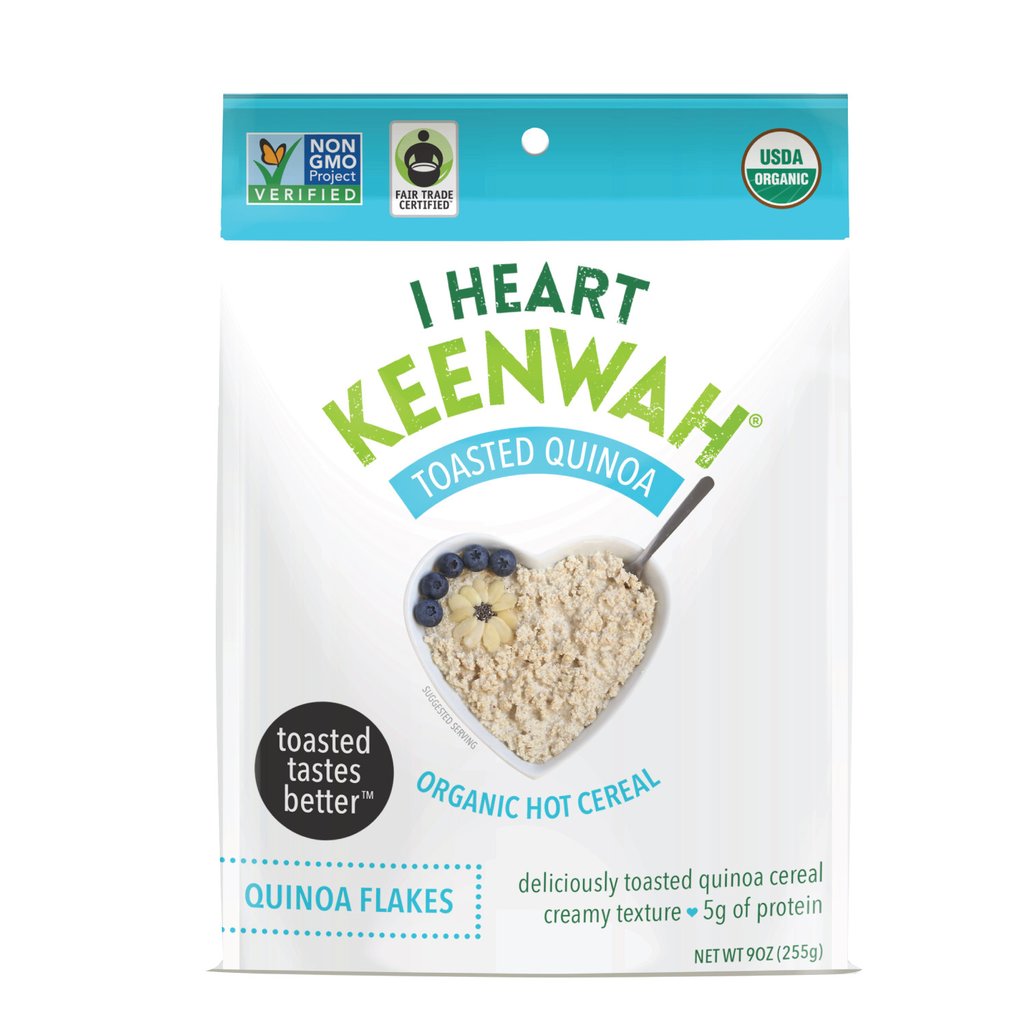 I HEART KEENWAH: Cereal Hot Toasted Quinoa Flakes, 9 oz - Vending Business Solutions