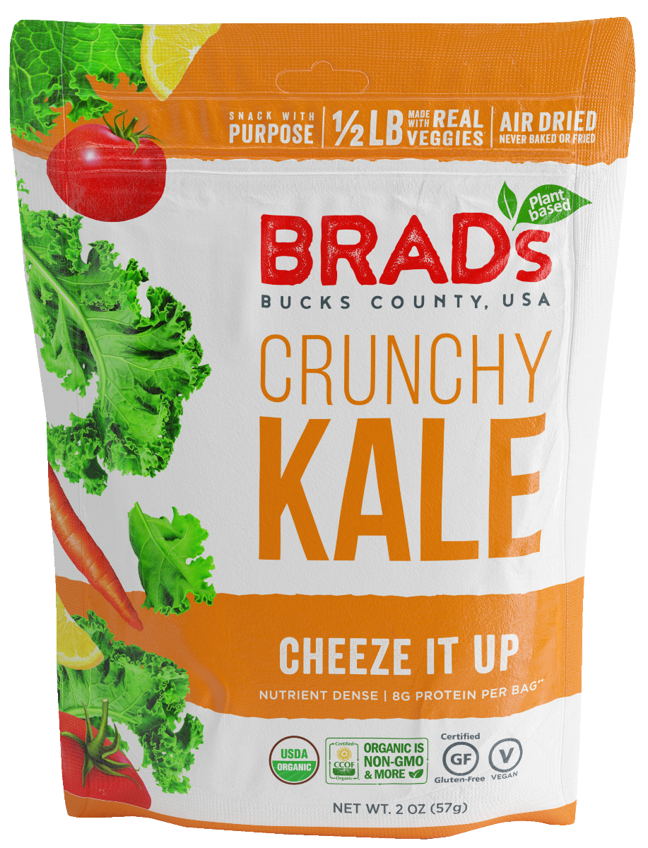 BRADS PLANT BASED: Crunchy Kale Cheeze It Up, 2 oz - Vending Business Solutions