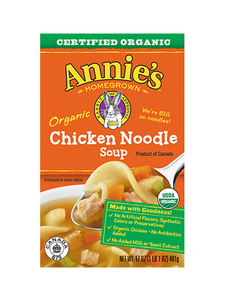 ANNIES HOMEGROWN: Soup Chicken Noodle Organic, 14 oz - Vending Business Solutions