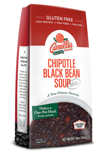 CAMELLIA: Chipotle Black Bean Soup Mix, 16 oz - Vending Business Solutions