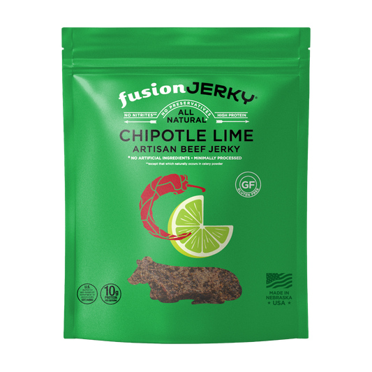 FUSION JERKY: Chipotle Lime Beef Jerky, 2.75 oz - Vending Business Solutions