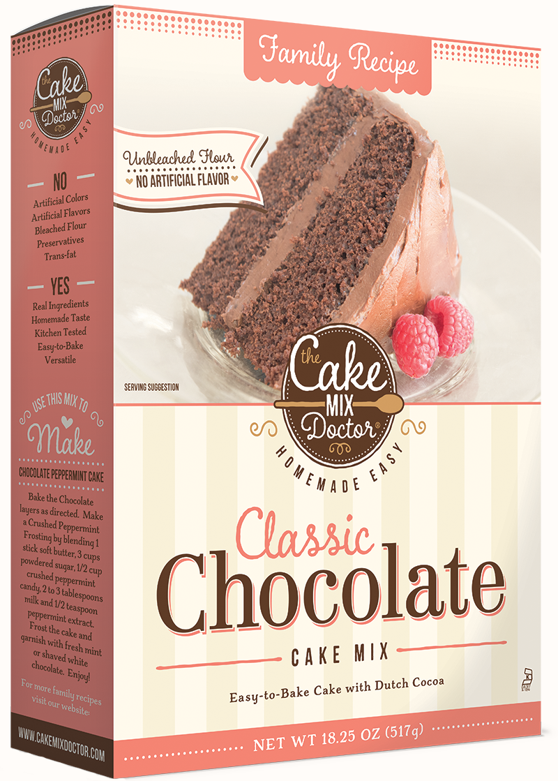 CAKE MIX DOCTOR: Chocolate Cake Mix, 18.25 oz - Vending Business Solutions