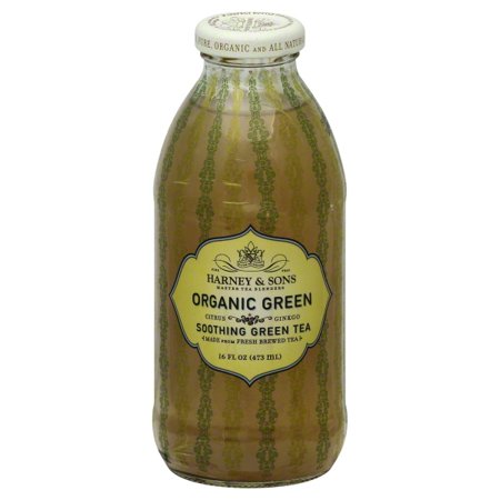 HARNEY & SONS: Organic Green Tea Citrus Ginko, 16 oz - Vending Business Solutions