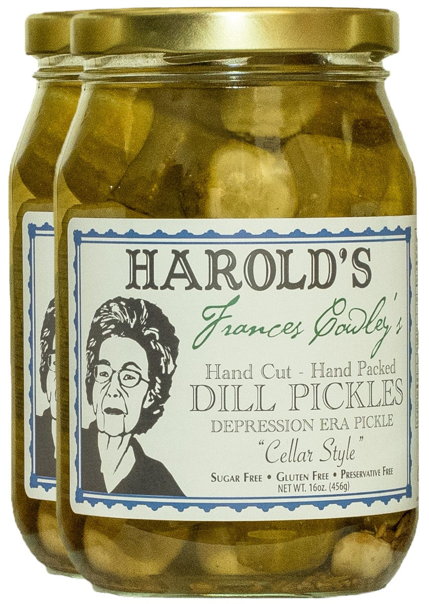 CONSCIOUS CHOICE: Harold's Frances Cowley's Dill Pickles Cellar Style, 16 oz - Vending Business Solutions