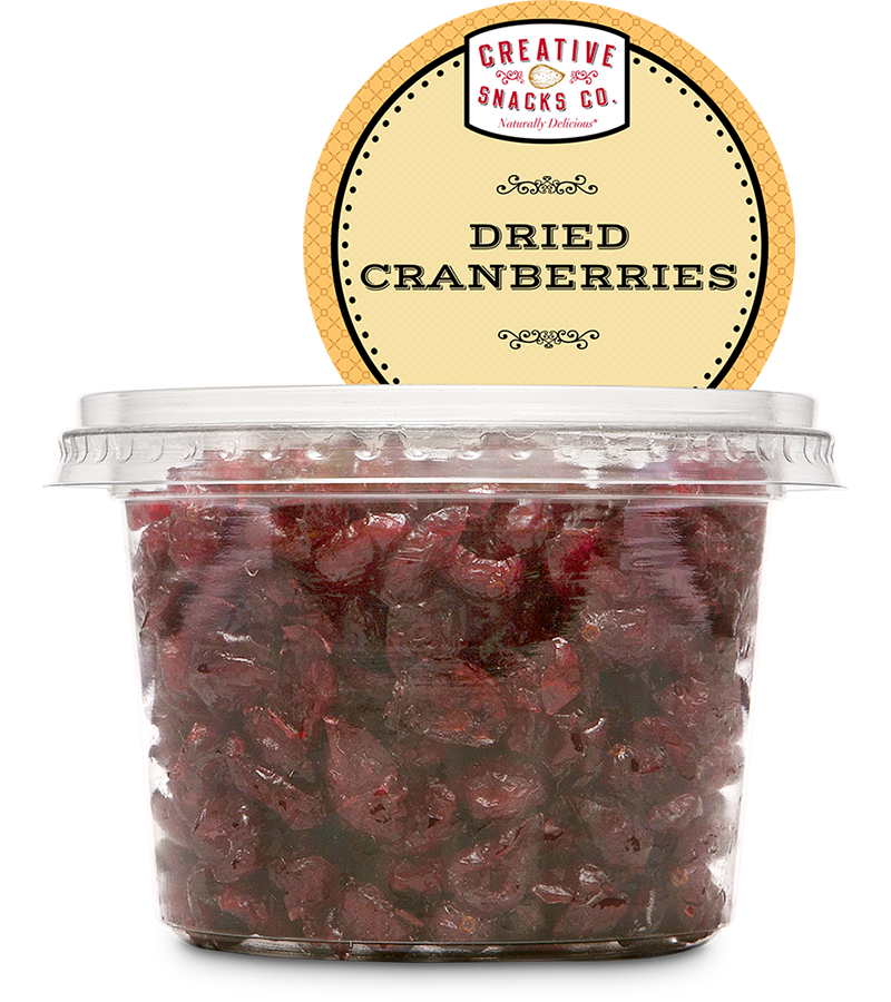 CREATIVE SNACK: Dried Cranberries Cup, 8.5 oz - Vending Business Solutions