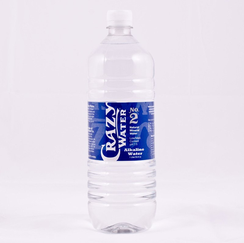 CRAZY WATER: No. 2 Natural Mineral Alkaline Water, 1 Liter - Vending Business Solutions
