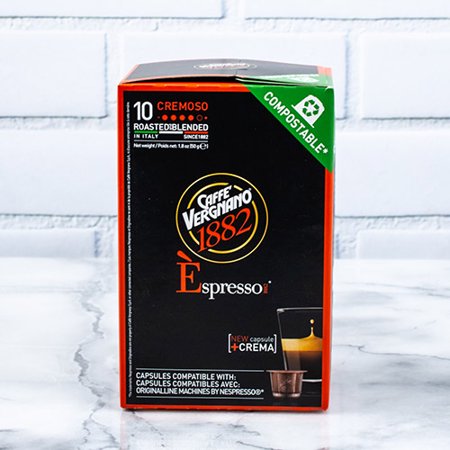 CAFE VERGNANO: Espresso Cremoso Capsule, 4.94 oz - Vending Business Solutions