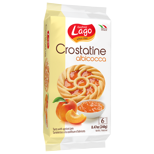 GASTONE LAGO: Crostatine Apricot Jam, 8.47 oz - Vending Business Solutions