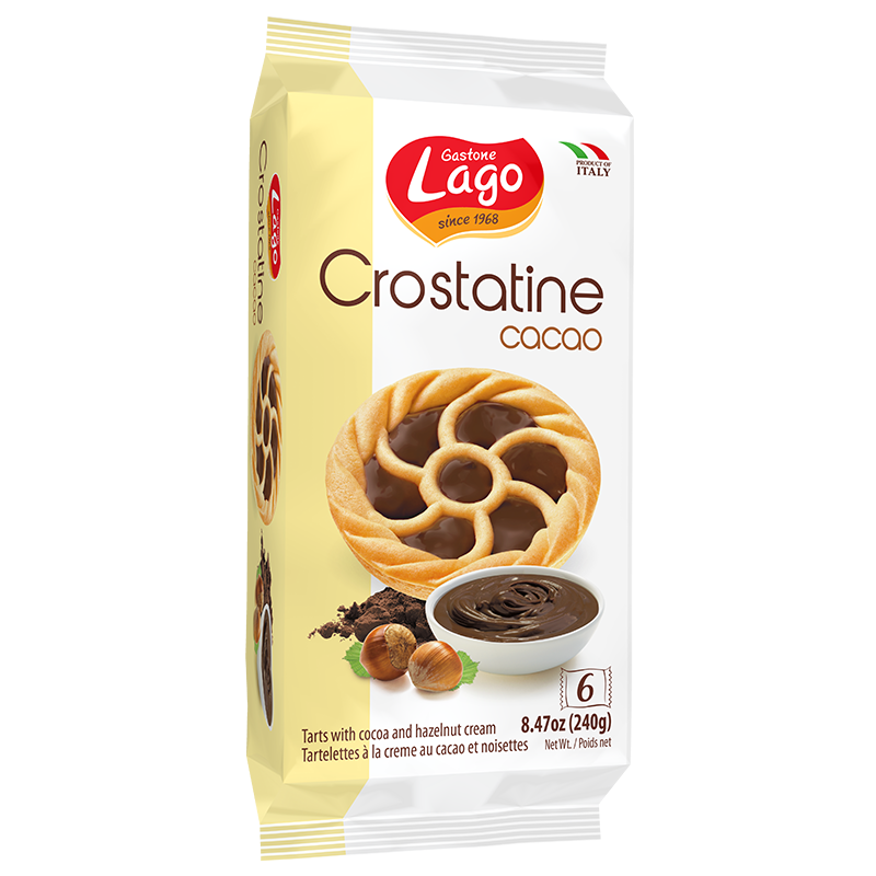 GASTONE LAGO: Crostatine Cacao Cream, 8.47 oz - Vending Business Solutions