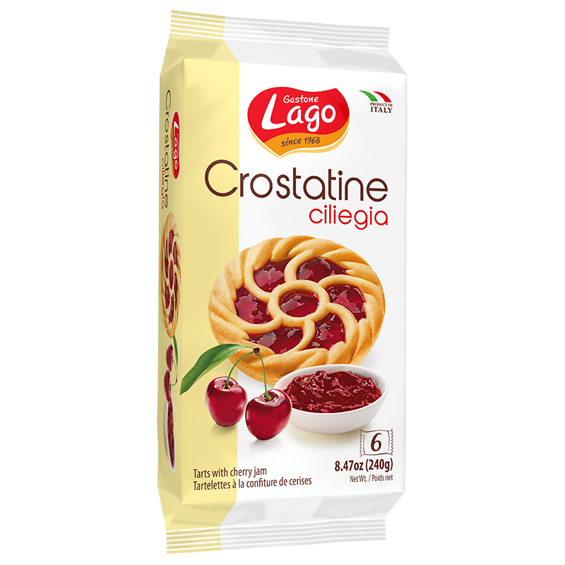 GASTONE LAGO: Crostatine Cherry Jam, 8.47 oz - Vending Business Solutions
