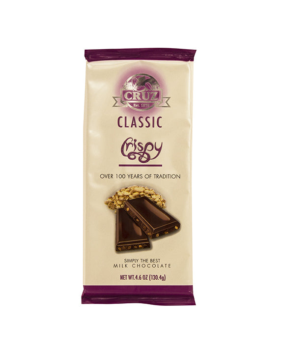 CRUZ: Chocolate Bar Classic Milk Crispy, 4.6 oz - Vending Business Solutions