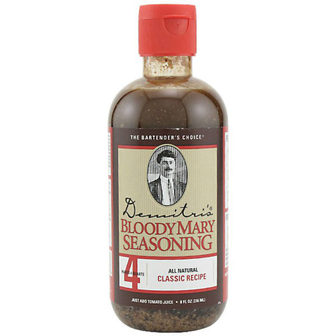 DEMITRI'S: Bloody Mary Seasoning Mix Classic Recipe, 8 oz - Vending Business Solutions
