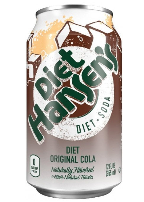 HANSEN: Diet Soda Original Cola 6-12oz, 72 oz - Vending Business Solutions