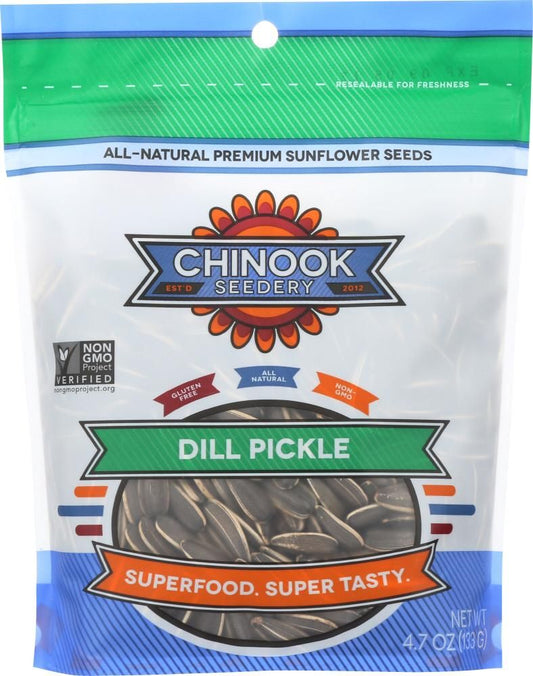 CHINOOK SEEDERY: Sunflower Seed Shell Dill, 4.7 oz - Vending Business Solutions