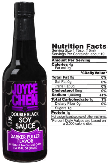 JOYCE CHEN: Sauce Soy Double Black, 10 oz - Vending Business Solutions