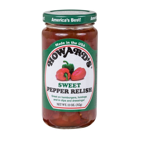 HOWARDS: Relish Sweet Pepper, 11 oz - Vending Business Solutions
