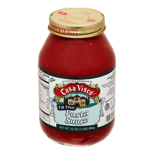CASA VISCO: Fat Free Pasta Sauce, 32 oz - Vending Business Solutions