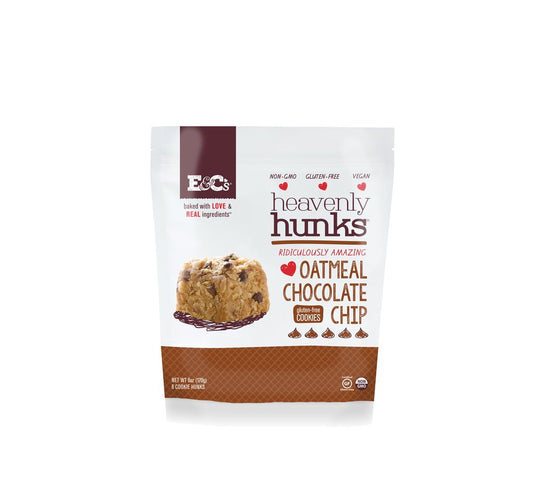 E&CS SNACKS: Oatmeal Chocolate Chip Heavenly Hunk Cookie, 6 oz - Vending Business Solutions