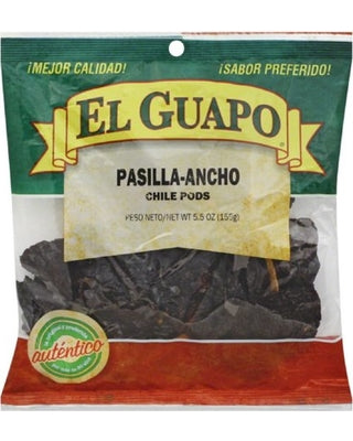 EL GUAPO: Spice Pasilla Ancho Pods, 5.5 oz - Vending Business Solutions