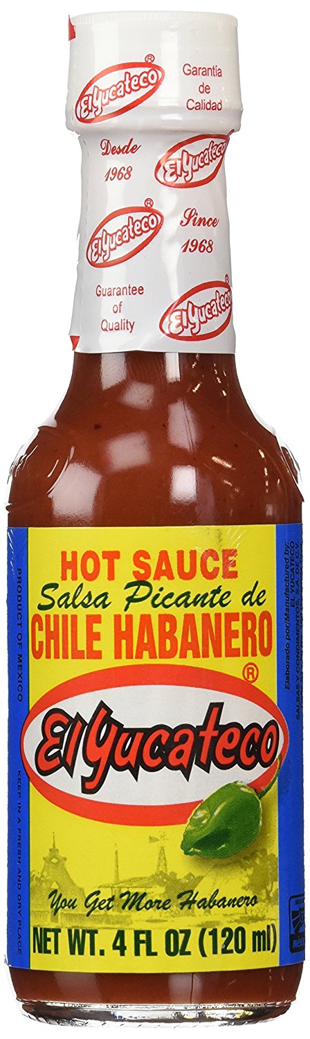 EL YUCATECO: Red Habanero Hot Sauce, 4 Oz - Vending Business Solutions