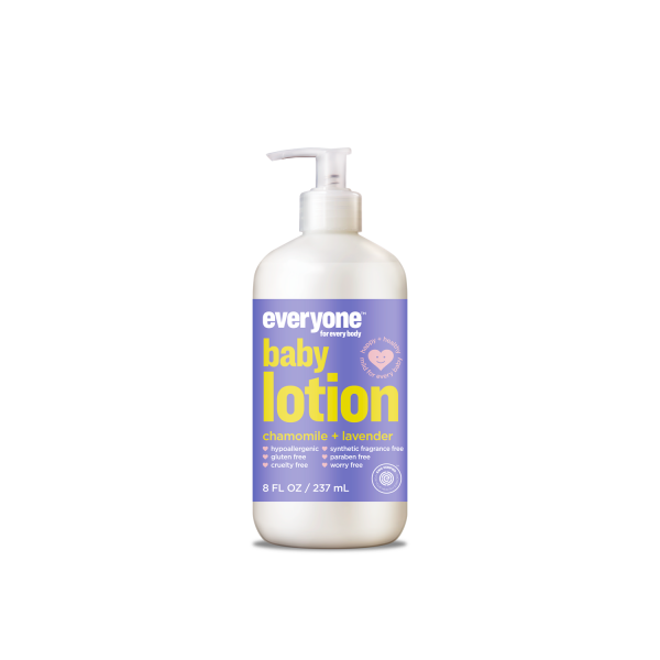 EVERYONE: Chamomile Lavender Baby Lotion, 8 fl oz - Vending Business Solutions