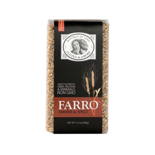 CUCINA & AMORE: Grains Farro, 17.6 oz - Vending Business Solutions