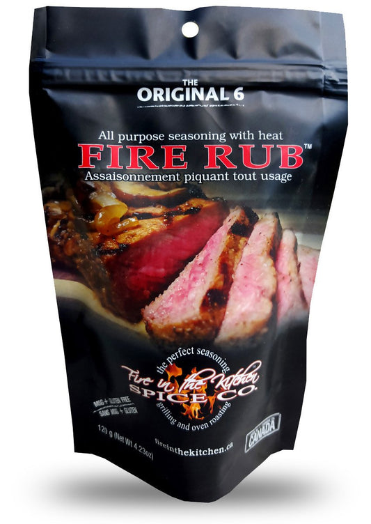 FIRE IN THE KITCHEN: Fire Rub, 4.23 oz - Vending Business Solutions