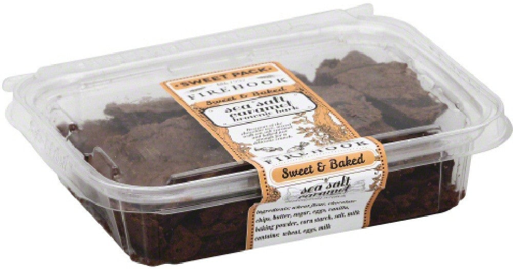 FIREHOOK: Brownie Bark Sea Salt Caramel, 6 oz - Vending Business Solutions