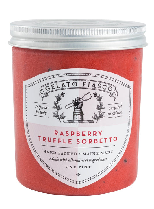 GELATO FIASCO: Raspberry Truffle Sorbetto Gelato, 16 oz - Vending Business Solutions