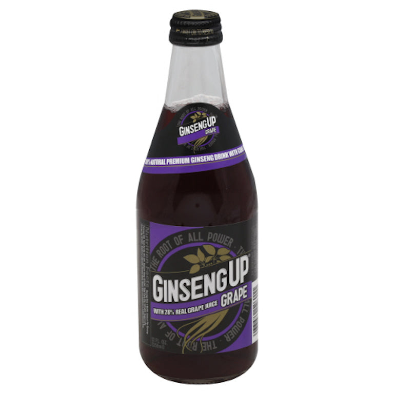 GINSENG UP: Grape Soda, 12 Oz - Vending Business Solutions